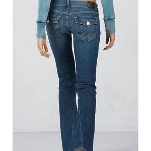 True Religion Dark Joey Jeans Bell Bottom Sz 32